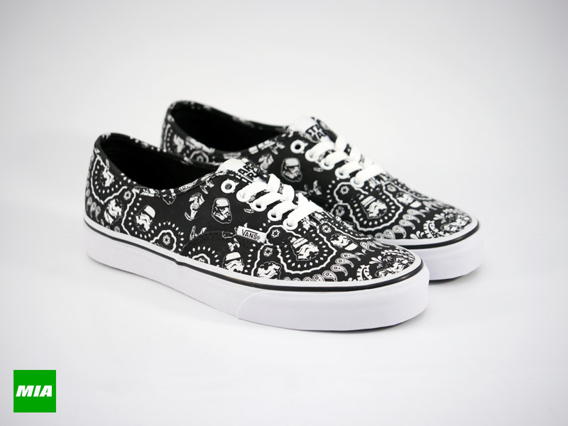 star wars x vans authentic stormtrooper bandana shoes