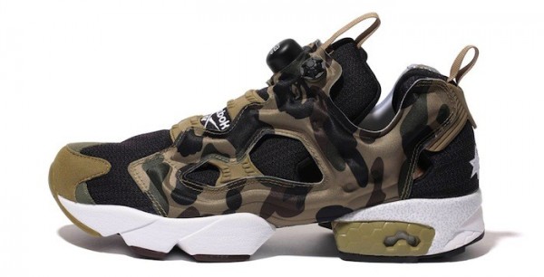 A Bathing Ape x mita sneakers x Reebok Insta Pump Fury 'Camo'