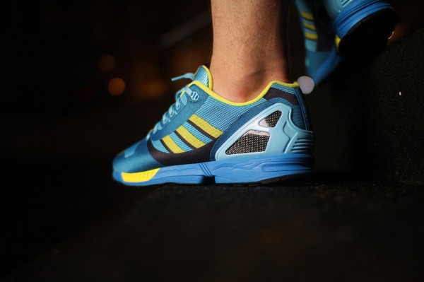 Adidas ZX Flux Weave OG 'Aqua' aux pieds (11)