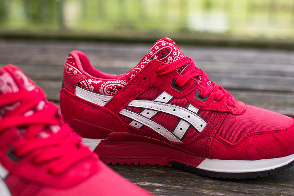 red bandana asics