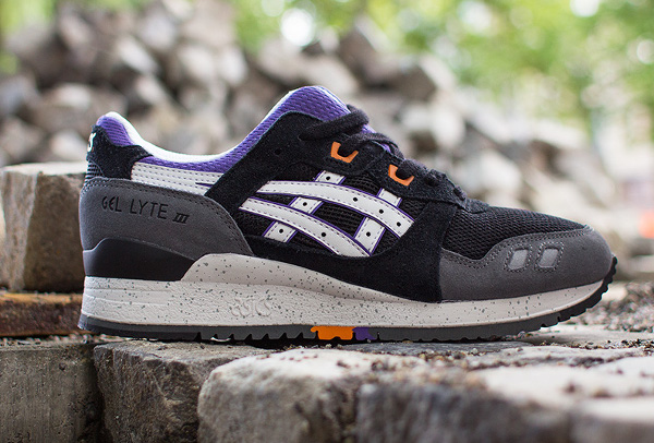 asics gel lyte iii black purple