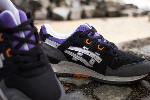 asics gel lyte iii black purple