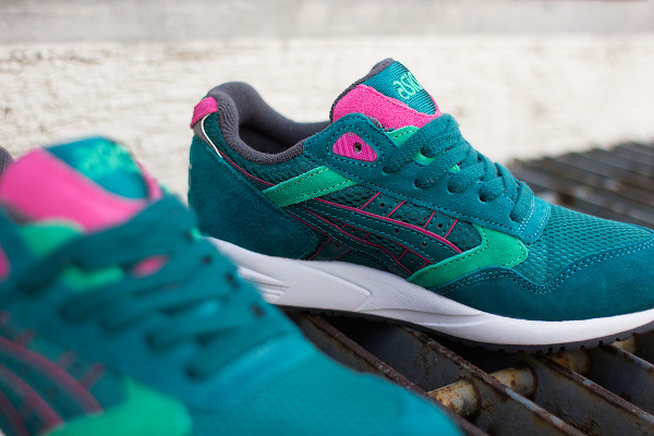 asics gel saga noir turquoise