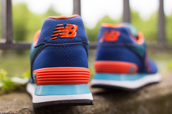 New Balance 574 Woven Blue Orange (8)