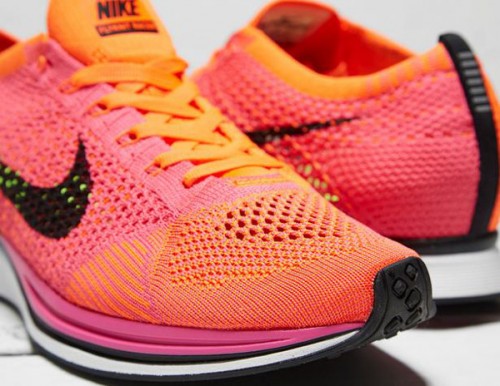 nike flyknit racer rose