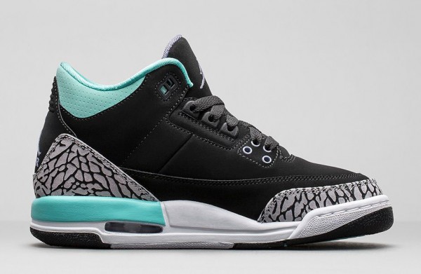 Air Jordan 3 'Bleached Turquoise Wolf Grey' (4)