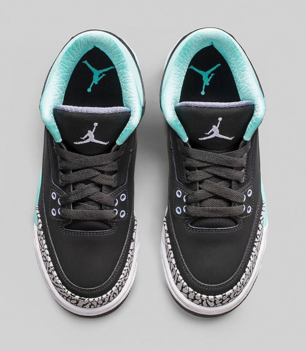 Air Jordan 3 'Bleached Turquoise Wolf Grey' (5)