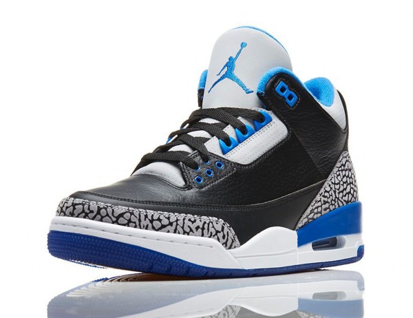 Air Jordan 3 'Sport Blue Black Cement'  (2)