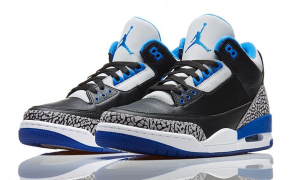 Air Jordan 3 'Sport Blue Black Cement'  (3)