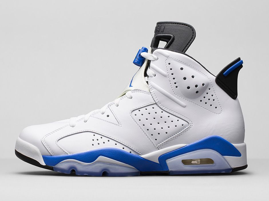 jordan retro 6 noir et bleu