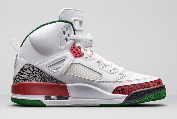 Air Jordan Spizike OG White Cement Grey Green Red Retro 2014 (4)