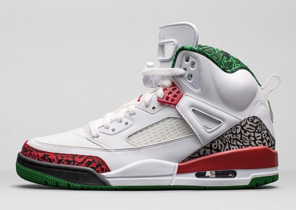 Air Jordan Spizike OG White Cement Grey Green Red Retro 2014 (5)