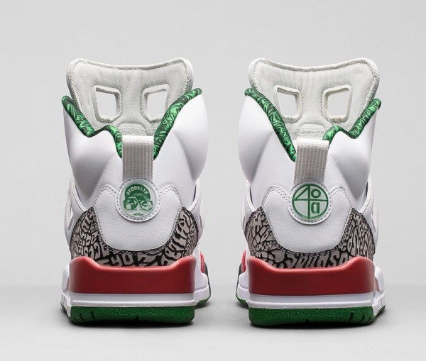 Air Jordan Spizike OG White Cement Grey Green Red Retro 2014 (6)