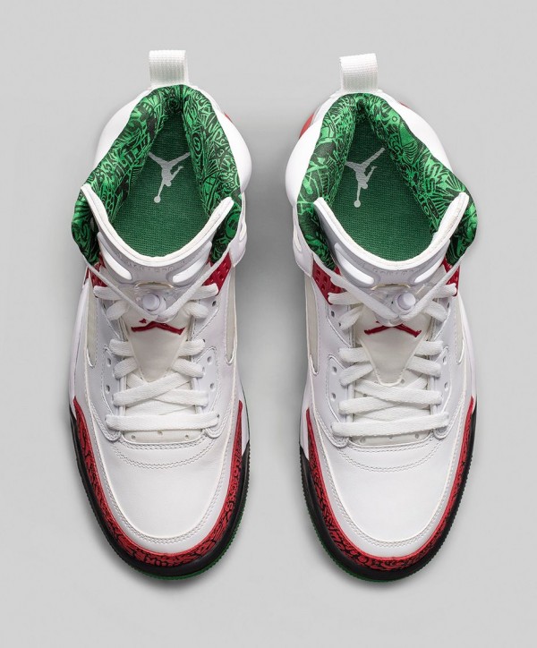 Air Jordan Spizike OG White Cement Grey Green Red Retro 2014 (7)