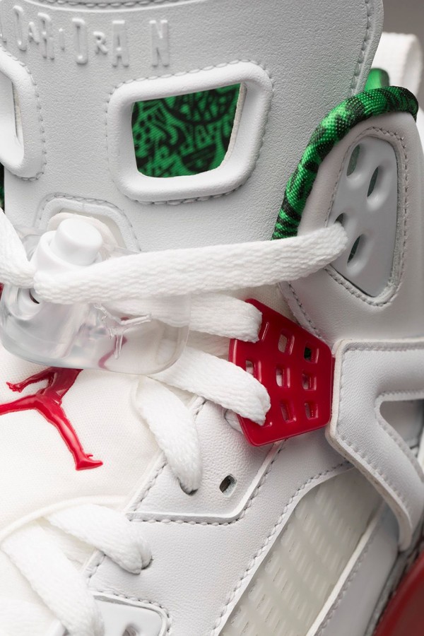 Air Jordan Spizike OG White Cement Grey Green Red Retro 2014 (8)