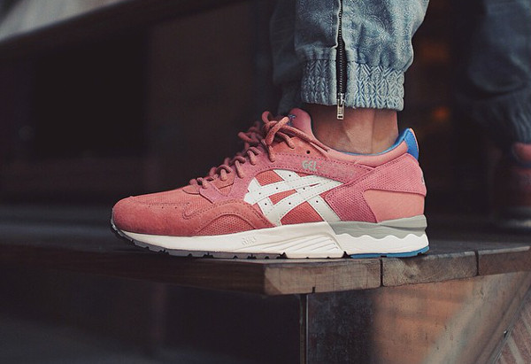 asics gel lyte 5 rose gold femme