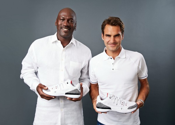 Michael Jordan et Roger Federer NikeCourt Zoom Vapor AJ3 by Jordan