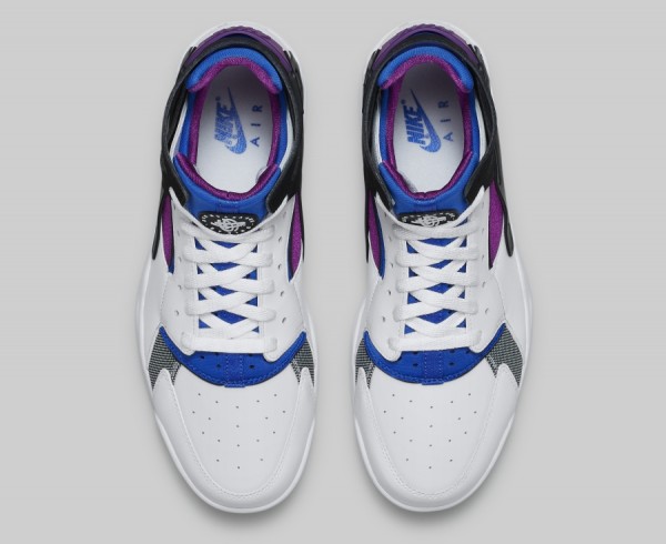 Nike Air Huarache Flight OG (White Blue Berry Black) (2)