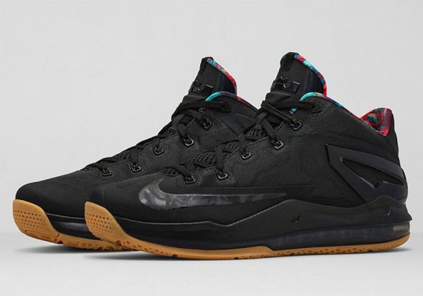 Nike Lebron 11 Low Max Black Gum (2)