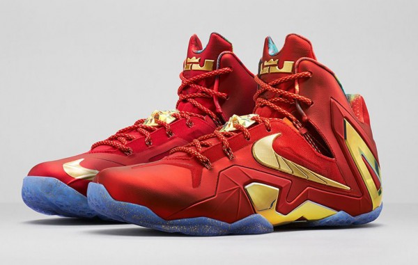 Nike Lebron 11 SE University Red & Gold  (1)