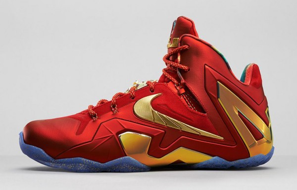 Nike Lebron 11 SE University Red & Gold  (2)