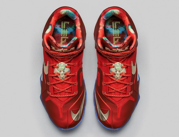 Nike Lebron 11 SE University Red & Gold  (3)