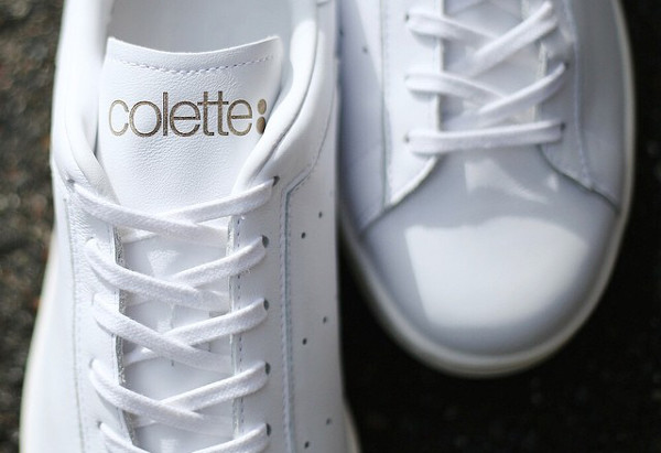Adidas stan smith best sale all white colette