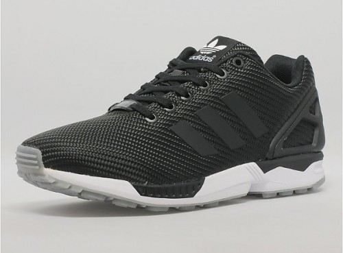 adidas zx flux black woven
