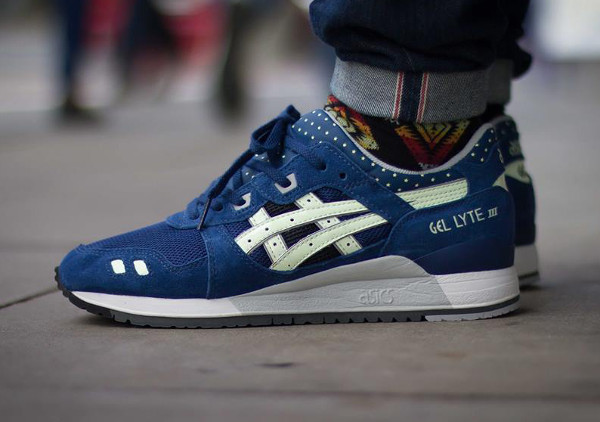 asics gel lyte iii bleu