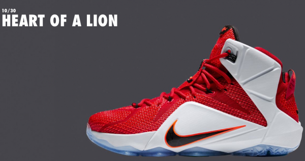 LEBRON 12 Heart of a Lion