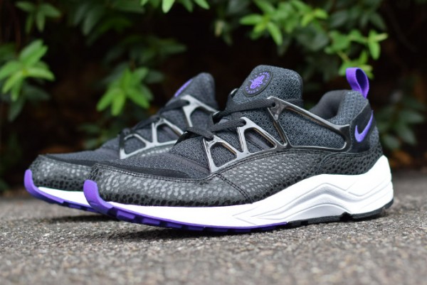 Nike Air Huarache Light Safari noir violet (2)