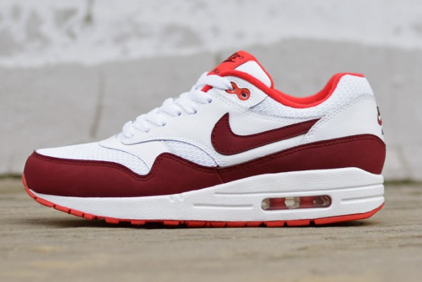 Nike Air Max 1 Essential White Team Red (1)