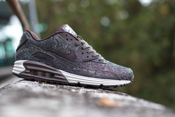 Nike Air Max Lunar90 Suit & Tie paisley velvelt brown-1