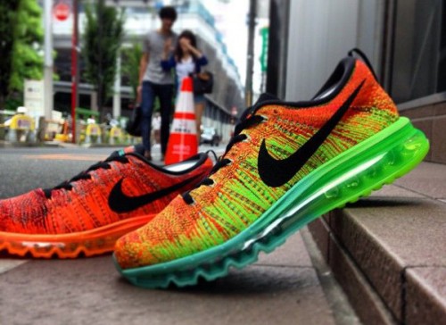nike air max 200 flyknit orange