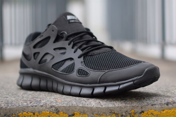 Nike Free Run 2 Triple Black 3M (3)