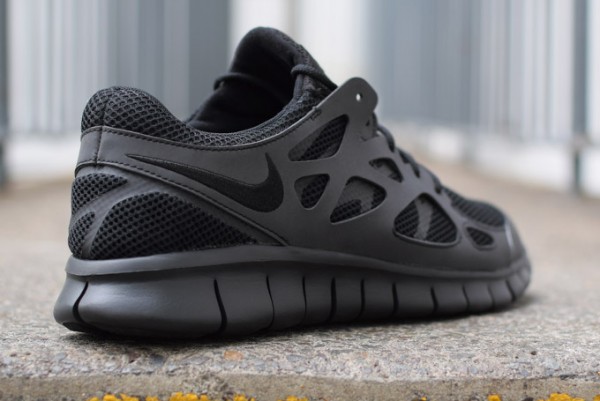 Nike Free Run 2 Triple Black 3M (4)