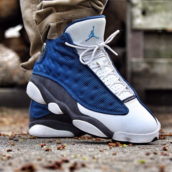 jordan blue and white 13