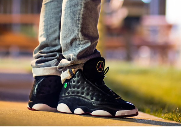 jordan 13 playoffs on feet