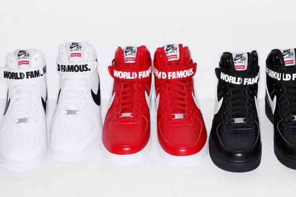 Nike Air Force 1 High x Supreme 'Famous World'-1