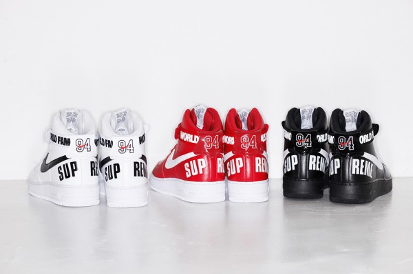 Nike Air Force 1 High x Supreme 'Famous World'