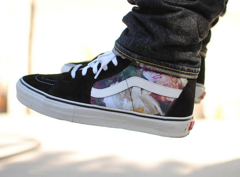 vans x supreme power corruption and lies