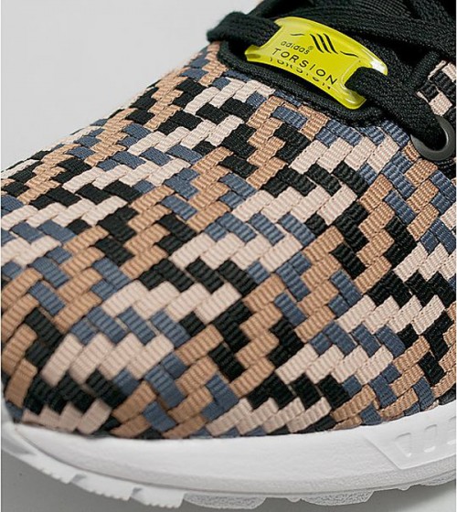adidas zx flux black woven