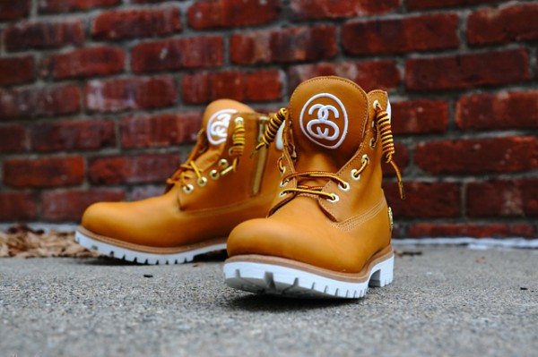 Timberland 6 Inch Boot Zip x Stussy Wheat (2)