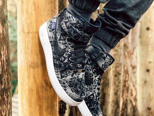 Nike Air Force 1 High ID Pendleton Warm and Dry - @hova09