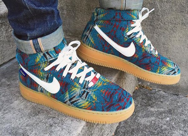 Nike Air Force 1 High ID Pendleton Warm and Dry - @mrkingjd (1)