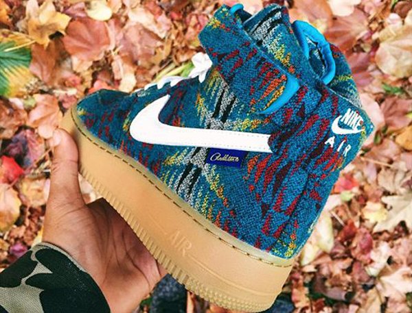 Nike Air Force 1 High ID Pendleton Warm and Dry - @mrkingjd