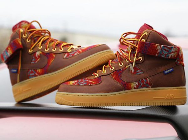 Nike Air Force 1 Mid ID Pendleton Warm and Dry - @zadehkicks