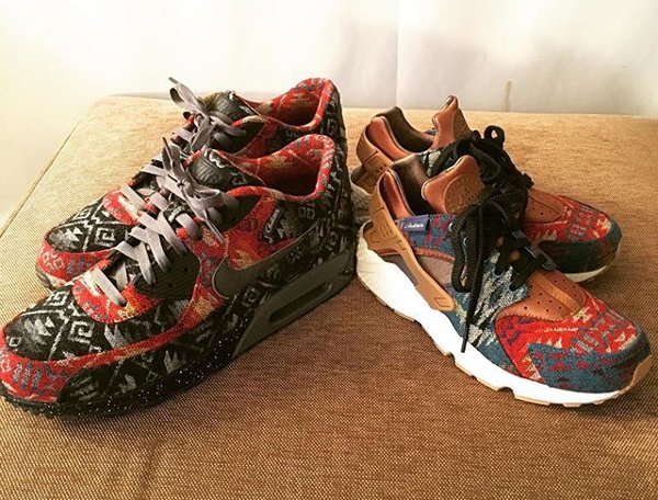 Nike Air Huarache ID Pendleton Warm and Dry - @thomas185jp