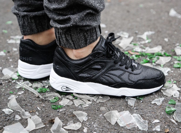 puma r698 trinomic crackle white