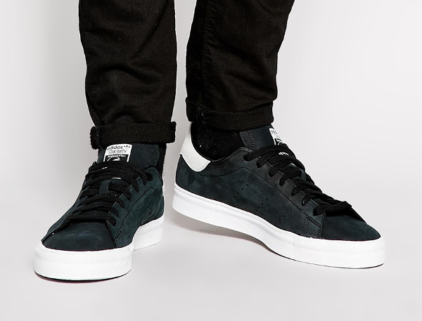 adidas stan smith vulc core black